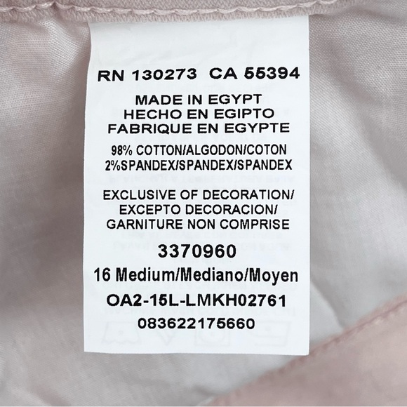 NWT Lee Easy Fit Pastel Pink Capri Pants Size 16 - Picture 8 of 8